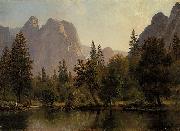 Albert Bierstadt Cathedral Rocks, Yosemite Valley France oil painting artist